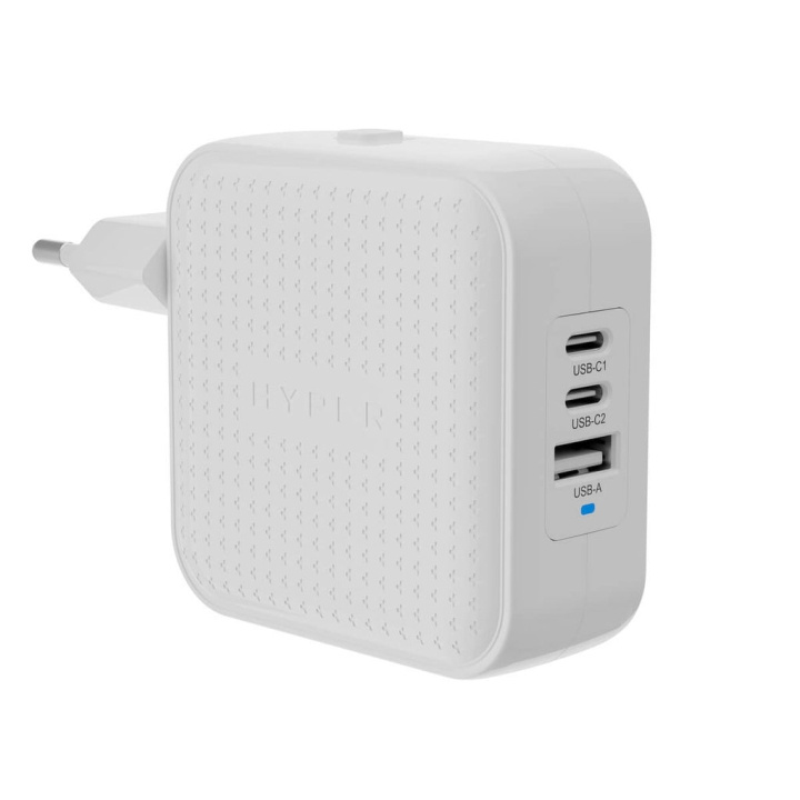 Targus Hyper - HyperJuice 70W USB-C GaN Reislader (2C+1A) - Wit in de groep SMARTPHONE & TABLETS / Opladers & Kabels / Wandoplader / Wandoplader Type C bij TP E-commerce Nordic AB (D07492)