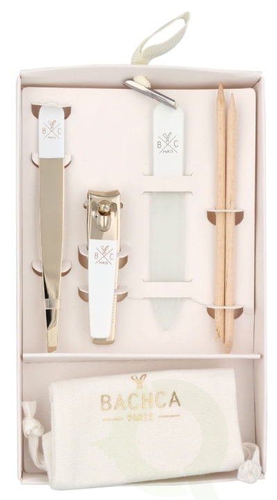 Bachca Paris Manicure Set 4 piece 1x Nail Clipper/1x Tweezer/1x Cuticle Remover/1x Nail File in de groep SPORT, VRIJE TIJD & HOBBY / Accessoires / Overige accessoires bij TP E-commerce Nordic AB (D07881)