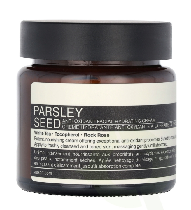AESOP Parsley Seed Anti-Oxidant Facial Hydrating Cream 60 ml in de groep BEAUTY & HEALTH / Huidsverzorging / Gezicht / Dagcrème bij TP E-commerce Nordic AB (D07944)