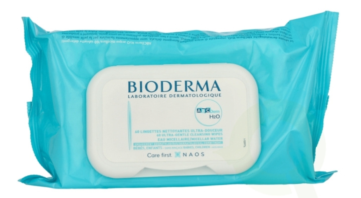 Bioderma ABCDerm H2O Lingettes Pack De 60 1 piece in de groep BEAUTY & HEALTH / Makeup / Make-up verwijderen bij TP E-commerce Nordic AB (D07972)