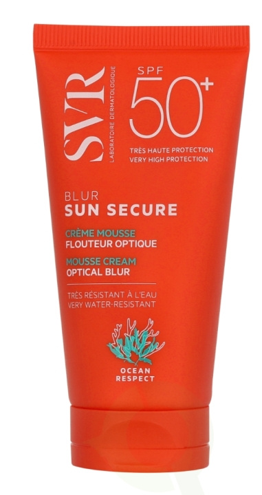 Svr Laboratories SVR Sun Secure Mousse Cream SPF50+ 50 ml in de groep BEAUTY & HEALTH / Huidsverzorging / Zonnebank / Zonnebescherming bij TP E-commerce Nordic AB (D08229)