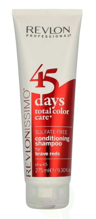 Revlon Revlonissimo 45 Days TTC Conditioning Shampoo For Brave Reds 275 ml in de groep BEAUTY & HEALTH / Haar & Styling / Haarverzorging / Shampoo bij TP E-commerce Nordic AB (D08288)