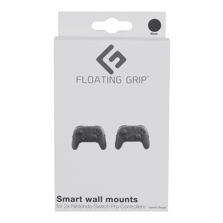 FLOATING GRIP Nintendo Switch Pro Controller muurbeugel van FLOATING GRIP®, Zwart in de groep HOME ELECTRONICS / Spelconsoles en accessoires / Nintendo Switch / Accessoires bij TP E-commerce Nordic AB (D08471)