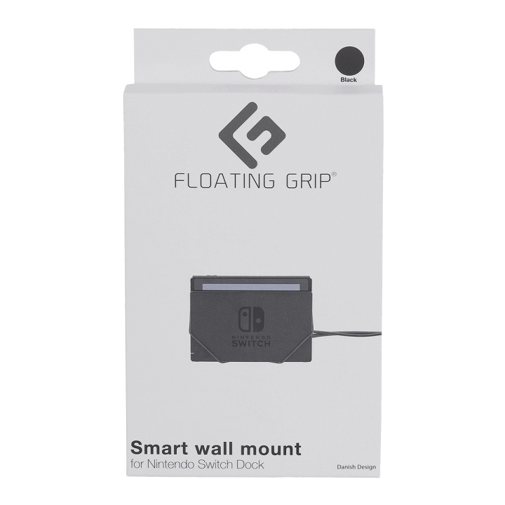 FLOATING GRIP Nintendo Switch dock muurbeugel van FLOATING GRIP®, Zwart in de groep HOME ELECTRONICS / Spelconsoles en accessoires / Nintendo Switch / Accessoires bij TP E-commerce Nordic AB (D08622)