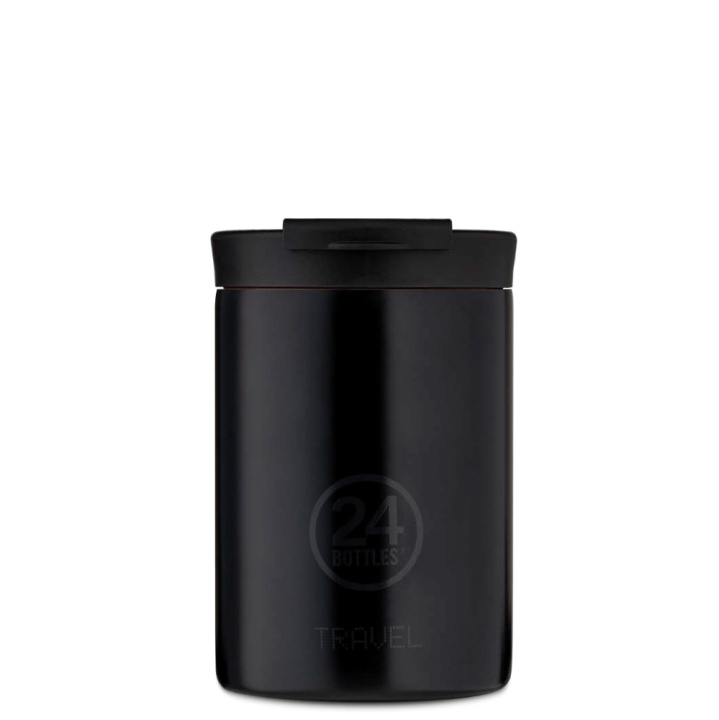 24Bottles Travel Tumbler 0,35 L - Tuxedo Black (24B629) in de groep SPORT, VRIJE TIJD & HOBBY / Buitenrecreatie / Thermosflessen & Waterflessen bij TP E-commerce Nordic AB (D08928)