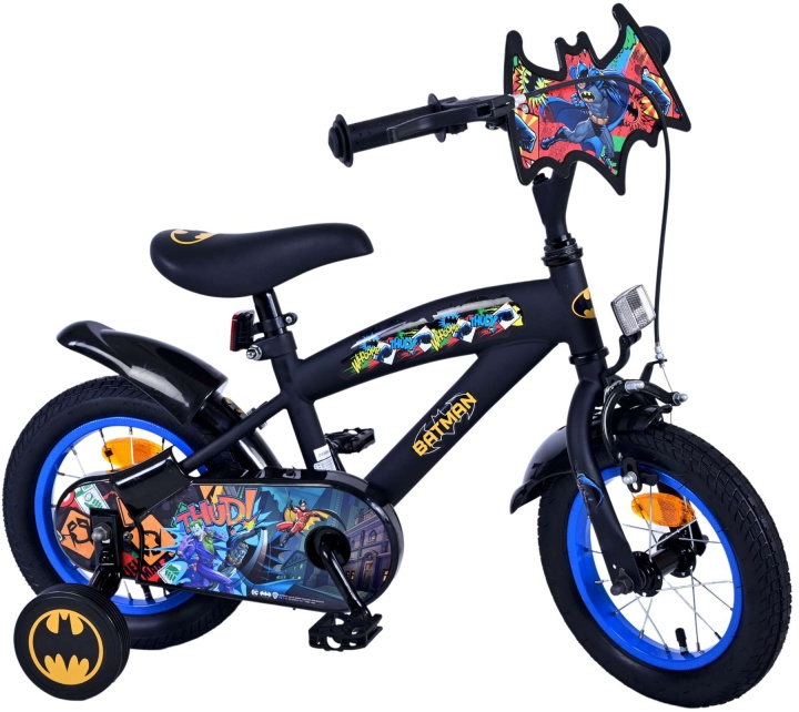 Volare Kinderfiets 12 - Batman (21130-SACB) in de groep SPEELGOED, KINDER- & BABYPRODUCTEN / Buitenspeelgoed / Fietsen & Steppen bij TP E-commerce Nordic AB (D08938)