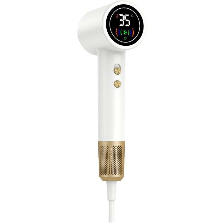Denver Hairdryer with LED display White in de groep BEAUTY & HEALTH / Haar & Styling / Stylingtools / Haardroger bij TP E-commerce Nordic AB (D09112)