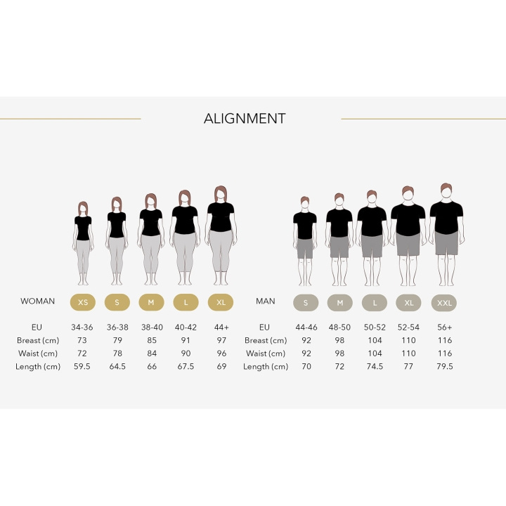 SWEDISH POSTURE T-shirt Dam Alignment Bomull Svart XL in de groep SPORT, VRIJE TIJD & HOBBY / Accessoires / T-shirts bij TP E-commerce Nordic AB (D09232)