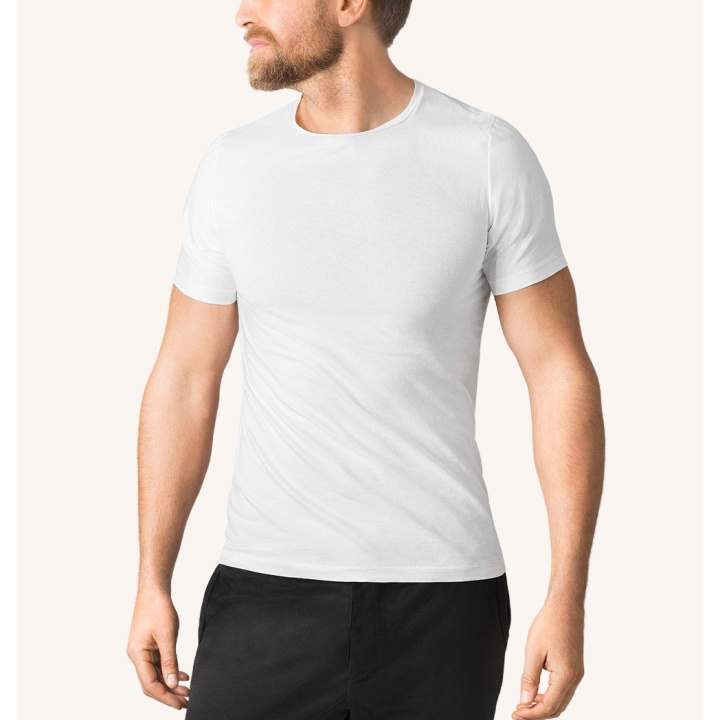 SWEDISH POSTURE T-shirt Herr Alignment Bomull Vit L in de groep SPORT, VRIJE TIJD & HOBBY / Accessoires / T-shirts bij TP E-commerce Nordic AB (D09234)