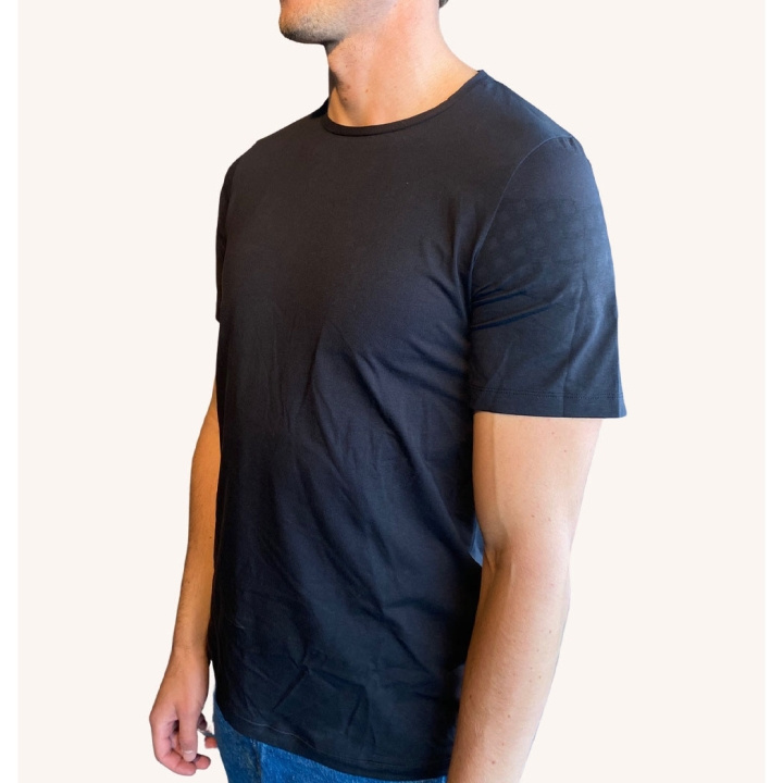 SWEDISH POSTURE T-shirt Herr Alignment Bomull Svart S in de groep SPORT, VRIJE TIJD & HOBBY / Accessoires / T-shirts bij TP E-commerce Nordic AB (D09236)