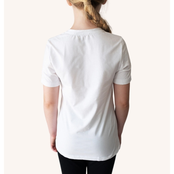 SWEDISH POSTURE T-shirt Barn Alignment Bomull Vit XXXS in de groep SPORT, VRIJE TIJD & HOBBY / Accessoires / T-shirts bij TP E-commerce Nordic AB (D09241)