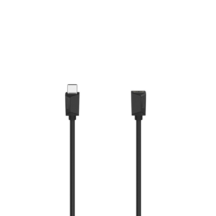 Hama Usb-C Extension Svart 0,5m in de groep COMPUTERS & RANDAPPARATUUR / Computerkabels / USB / USB-C bij TP E-commerce Nordic AB (D09249)