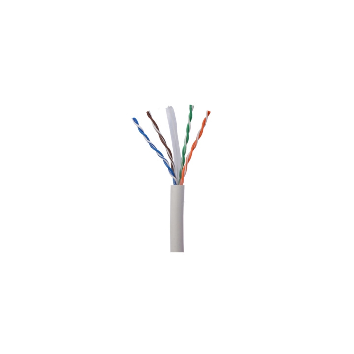 North Nätverkskabel Cat6A UTP Vit 50m kontaktlös Solid 10Gb/s 500MHz 26awg CM in de groep COMPUTERS & RANDAPPARATUUR / Computerkabels / Netwerkkabels / Cat6 bij TP E-commerce Nordic AB (D09259)