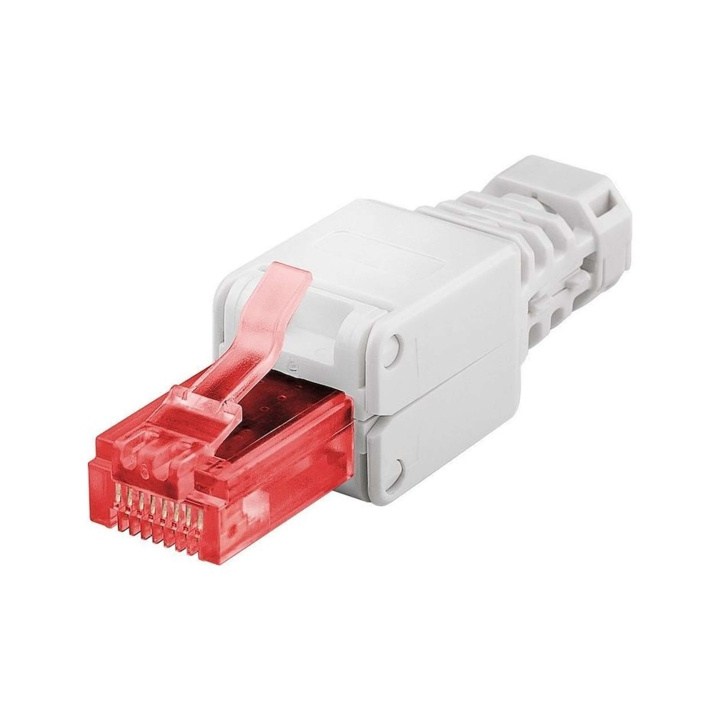 North RJ45 Kontakt för Cat6 kabel 2pack 8p8c in de groep COMPUTERS & RANDAPPARATUUR / Computerkabels / Netwerkkabels / Adapters & Geleiderverbindingen bij TP E-commerce Nordic AB (D09261)