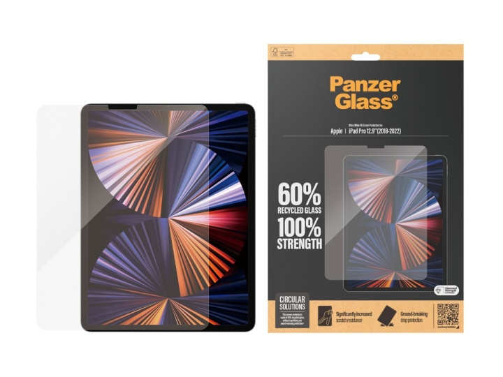 PanzerGlass Apple 12.9-inch iPad Pro (3. generation, 4. generation, 5. generation, 6. generation) in de groep SMARTPHONE & TABLETS / Tablet bescherming / Apple iPad bij TP E-commerce Nordic AB (D10180)