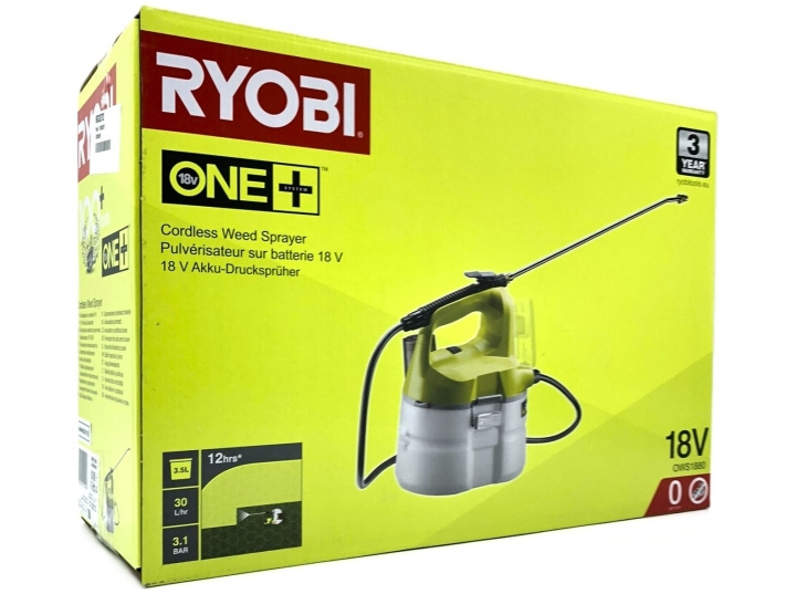 Ryobi ONE+ OWS1880 18V garden sprayer without battery in de groep HUISHOUDEN & TUIN / Tuinproducten / Tuingereedschap bij TP E-commerce Nordic AB (D10188)