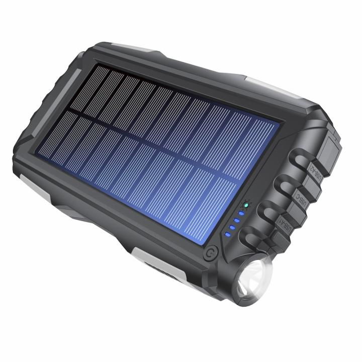 Denver PSO-20010 MK2 Solar Powerbank 20000 mAh in de groep SMARTPHONE & TABLETS / Opladers & Kabels / Powerbanks bij TP E-commerce Nordic AB (D10228)