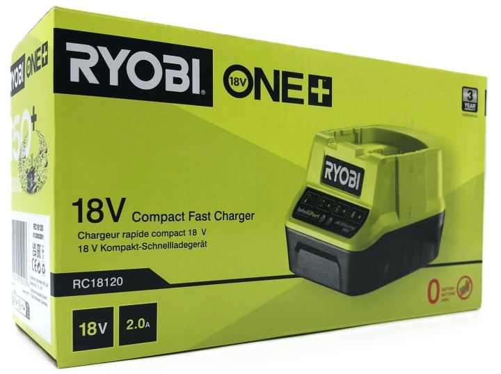 Ryobi ONE+ battery charger in de groep HUISHOUDEN & TUIN / Gereedschap / Batterijen voor Elektrisch Gereedschap bij TP E-commerce Nordic AB (D10232)