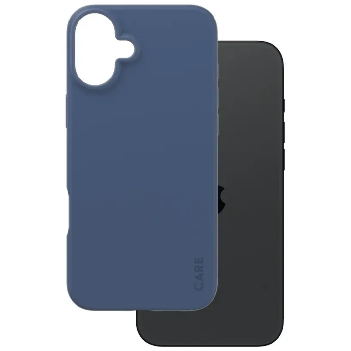 PanzerGlass CARE Fashionable case for iPhone 16 Plus Blue in de groep SMARTPHONE & TABLETS / Mobielbescherming / Apple / iPhone 16 bij TP E-commerce Nordic AB (D10256)