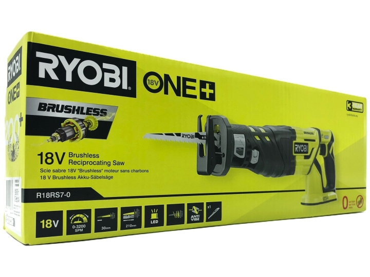 Ryobi One+ R18RS7-0 reciprocating saw Without battery in de groep HUISHOUDEN & TUIN / Gereedschap / Overig Elektrisch Gereedschap bij TP E-commerce Nordic AB (D10279)