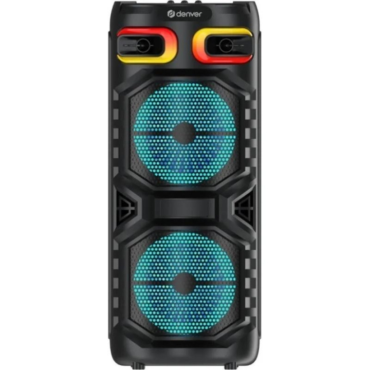 Denver BPS-355 Party Speaker Black in de groep HOME ELECTRONICS / Audio & Beeld / Luidsprekers & accessoires / Bluetooth-luidsprekers / Draagbare luidsprekers bij TP E-commerce Nordic AB (D10397)