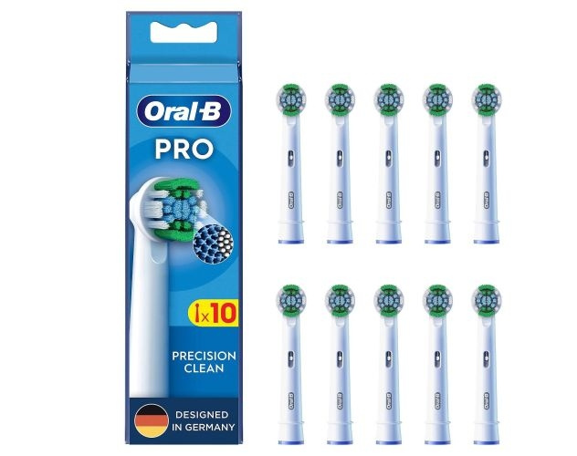 Oral B Precision Clean Brush heads, 10 pcs in de groep BEAUTY & HEALTH / Mondverzorging / Elektrische tandenborstelaccessoires bij TP E-commerce Nordic AB (D10460)
