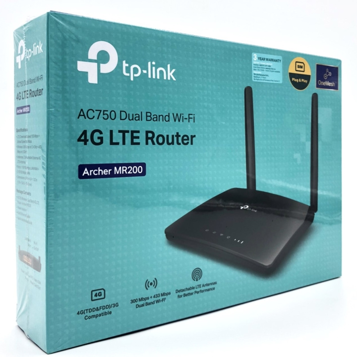 TP-Link Archer MR200 Wireless Router Desktop in de groep COMPUTERS & RANDAPPARATUUR / Netwerk / Routers bij TP E-commerce Nordic AB (D10512)