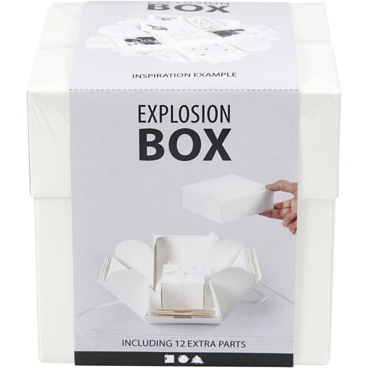 Creative Toys Explosiedoos - Wit (25379) in de groep SPORT, VRIJE TIJD & HOBBY / Leuke dingen / Handige spullen bij TP E-commerce Nordic AB (D10754)