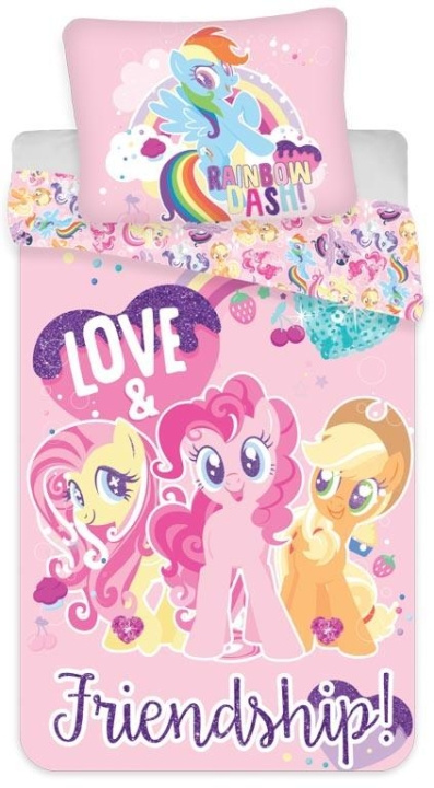 BrandMac Beddengoed - Volwassene maat 140x200 cm - My Little Pony (1030003) in de groep SPEELGOED, KINDER- & BABYPRODUCTEN / Kindertextiel / Beddengoed / Beddensets voor Junioren bij TP E-commerce Nordic AB (D10942)