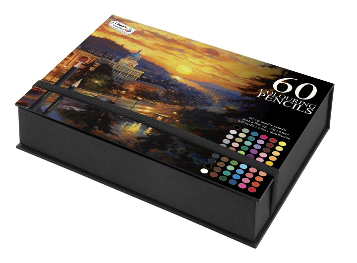CRAFT sensations Kleurpotloden, 60 stuks (CR9021/A) in de groep SPORT, VRIJE TIJD & HOBBY / Hobby / Schilderen & tekenen / Pennen, kleurpotloden en inkt bij TP E-commerce Nordic AB (D10988)