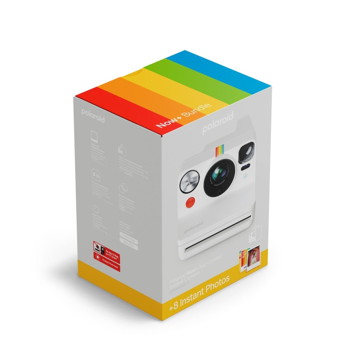 Polaroid Kamera Polaroid Now+ Generation 3 E-Box Vit in de groep HOME ELECTRONICS / Foto & Video / Camera\'s bij TP E-commerce Nordic AB (D11422)