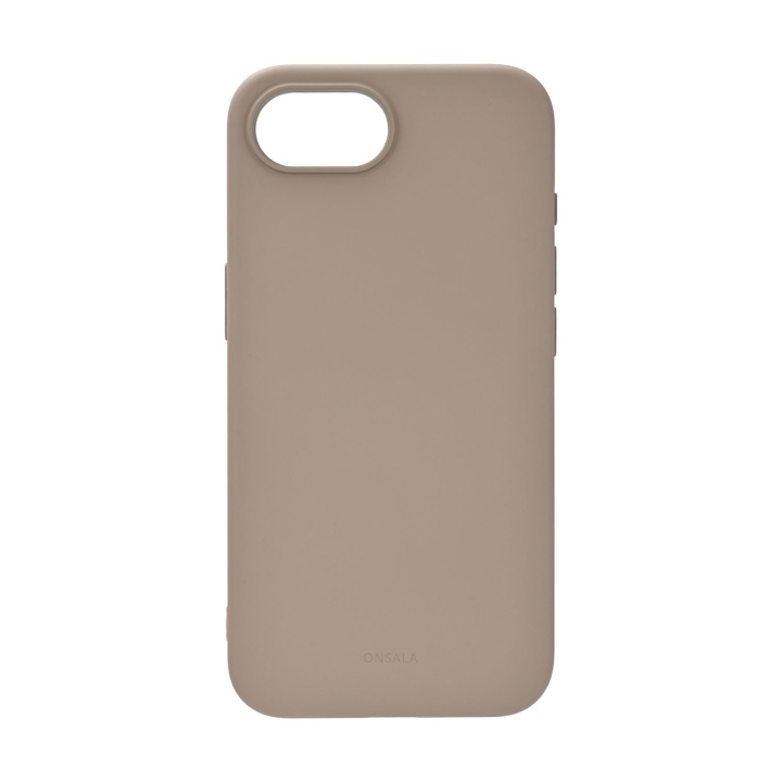 Onsala Mobilskal iPhone 16E Baksida med Silikonkänsla MagSerie Återvunnen Summer Sand in de groep SMARTPHONE & TABLETS / Mobielbescherming / Apple / iPhone 16 bij TP E-commerce Nordic AB (D12016)