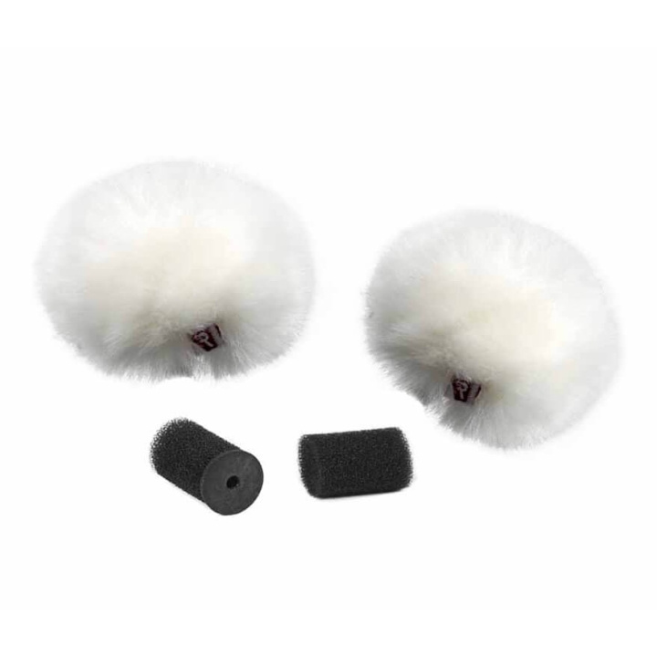 Rycote Windjammer Lavalier Ristretto Par Vit in de groep HOME ELECTRONICS / Audio & Beeld / Handmicrofoons bij TP E-commerce Nordic AB (D12043)
