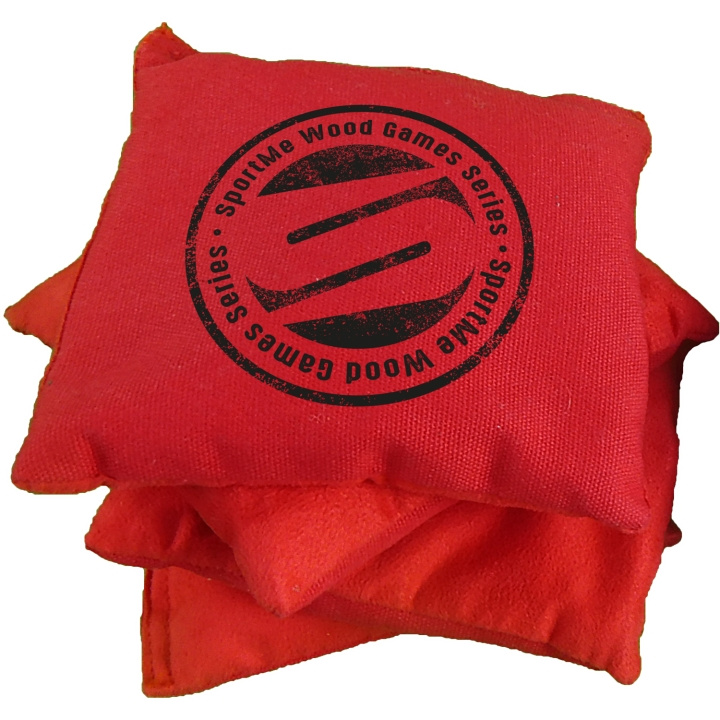 SportMe Cornholepåsar 4-p - Officiell storlek Röd in de groep SPEELGOED, KINDER- & BABYPRODUCTEN / Buitenspeelgoed / Sport & Spel bij TP E-commerce Nordic AB (D12058)