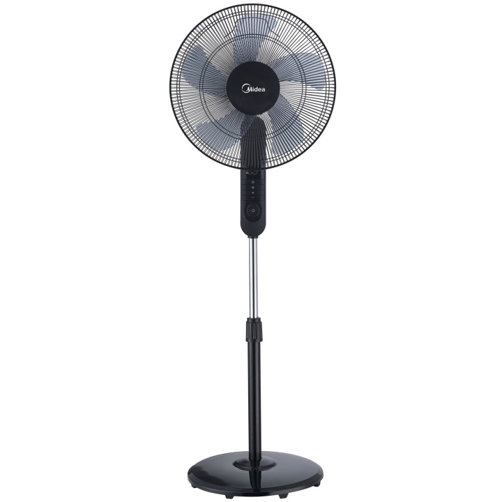 Midea Golvfläkt 3 Hastigheter och Fjärrkontroll, Svart in de groep HUISHOUDEN & TUIN / Ventilatoren & Klimaatproducten / Vloerventilatoren bij TP E-commerce Nordic AB (D12101)