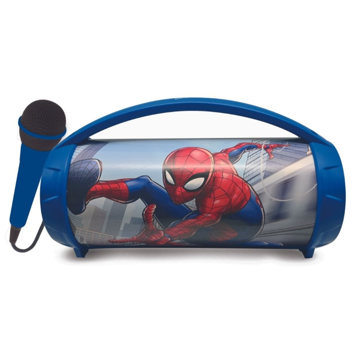 Lexibook Spider-Man Bluetooth® Light Speaker met Microfoon (BTP585SPZ) in de groep HOME ELECTRONICS / Audio & Beeld / Luidsprekers & accessoires / Bluetooth-luidsprekers / Draagbare luidsprekers bij TP E-commerce Nordic AB (D12279)