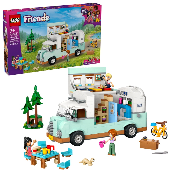 LEGO LEGO Vrienden - Vriendschap camperavontuur (42663) in de groep SPEELGOED, KINDER- & BABYPRODUCTEN / Speelgoed / Bouwspeelgoed / Lego bij TP E-commerce Nordic AB (D12287)