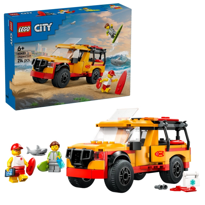 LEGO LEGO Stad - Reddingstruck strandwacht (60453) in de groep SPEELGOED, KINDER- & BABYPRODUCTEN / Speelgoed / Bouwspeelgoed / Lego bij TP E-commerce Nordic AB (D12296)