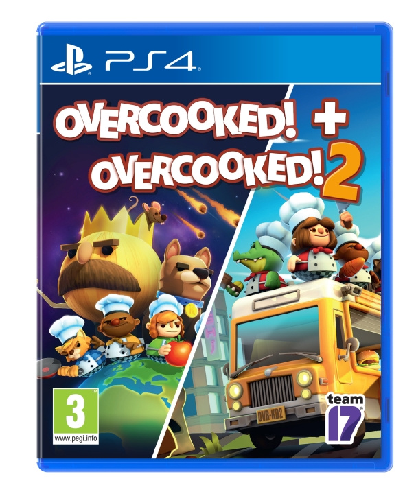 Overcooked + Overcooked 2 Double Pack (PS4) in de groep HOME ELECTRONICS / Spelconsoles en accessoires / Sony PlayStation 4 / Spel bij TP E-commerce Nordic AB (D12883)