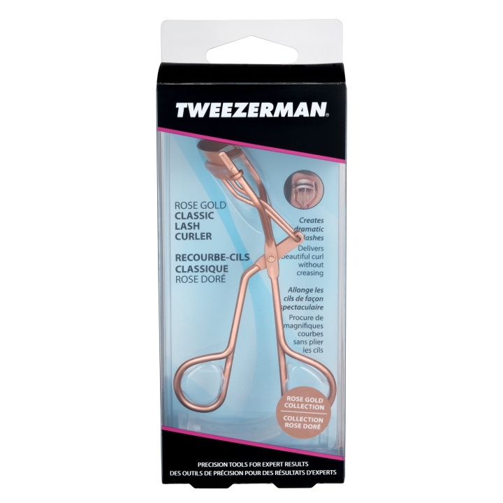 Tweezerman Classic wimperkruller - Roségoud in de groep BEAUTY & HEALTH / Makeup / Ogen & Wenkbrauwen / Wenkbrauwkits bij TP E-commerce Nordic AB (D12943)