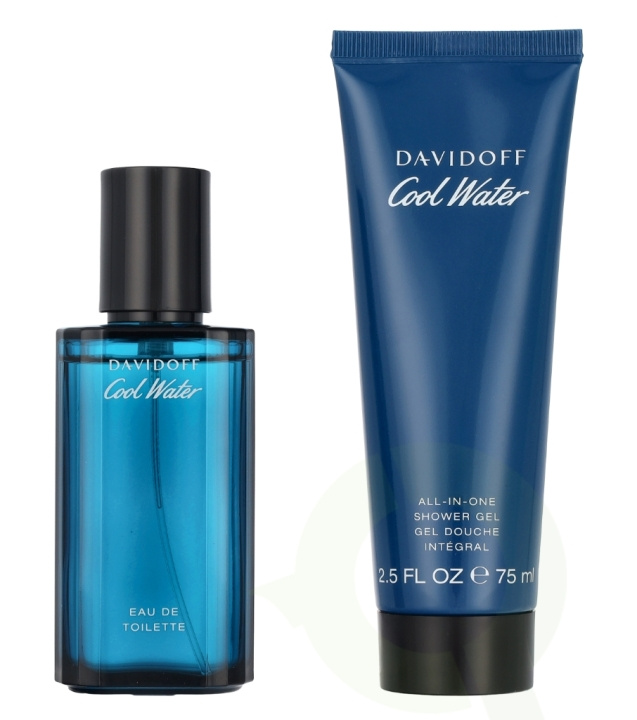 Davidoff Cool Water Man Giftset 115 ml Edt Spray 40ml/Shower Gel 75ml in de groep BEAUTY & HEALTH / Cadeausets / Cadeausets voor hem bij TP E-commerce Nordic AB (D13113)
