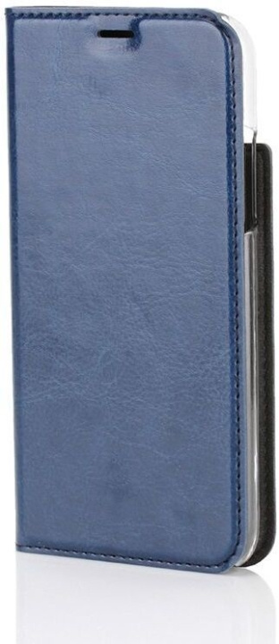 Wave BookCase beschermhoes, iPhone X / Xs, donkerblauw in de groep SMARTPHONE & TABLETS / Mobielbescherming / Apple / iPhone XS Max / Wallet Case bij TP E-commerce Nordic AB (D13251)