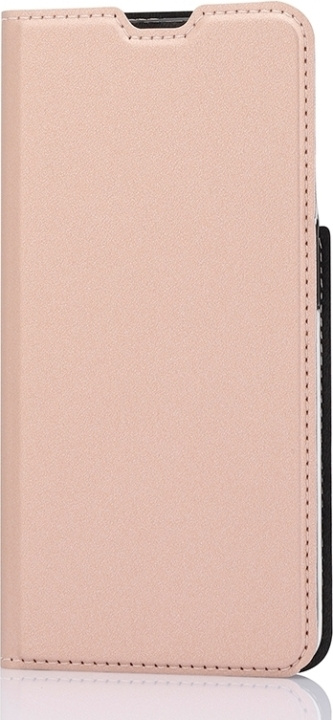 Wave BookCase beschermhoesje, Samsung Galaxy S21, roségoud in de groep SMARTPHONE & TABLETS / Mobielbescherming / Samsung bij TP E-commerce Nordic AB (D13290)