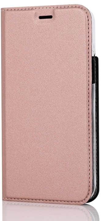 Wave BookCase beschermhoes, iPhone 11 Pro, roségoud in de groep SMARTPHONE & TABLETS / Mobielbescherming / Apple / Make-up spiegel bij TP E-commerce Nordic AB (D13430)
