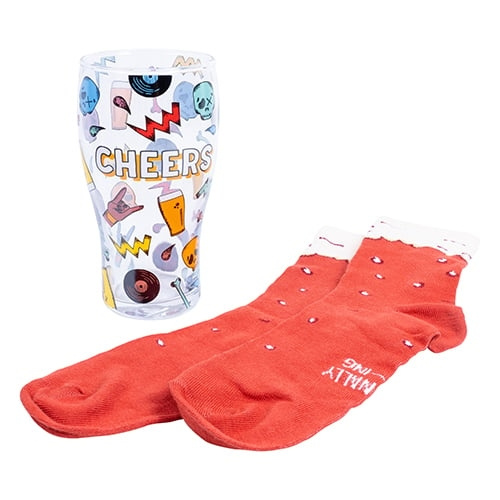 Fizz Creations Craft Beer Sokken & Glas in de groep SPORT, VRIJE TIJD & HOBBY / Leuke dingen / Leuke dingen bij TP E-commerce Nordic AB (D13723)