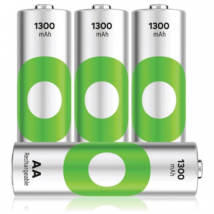 GP ReCyko NiMH 130AAHCE oplaadbare batterijen, 4-pak in de groep HOME ELECTRONICS / Batterijen & Opladers / Oplaadbare batterijen / AA bij TP E-commerce Nordic AB (D13745)