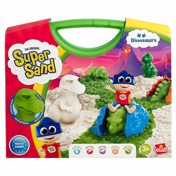 Goliath Super Sand - Dinosaurussen koffer (GO18372) in de groep SPEELGOED, KINDER- & BABYPRODUCTEN / Speelgoed / Experimenteren en doe-het-zelf bij TP E-commerce Nordic AB (D13779)