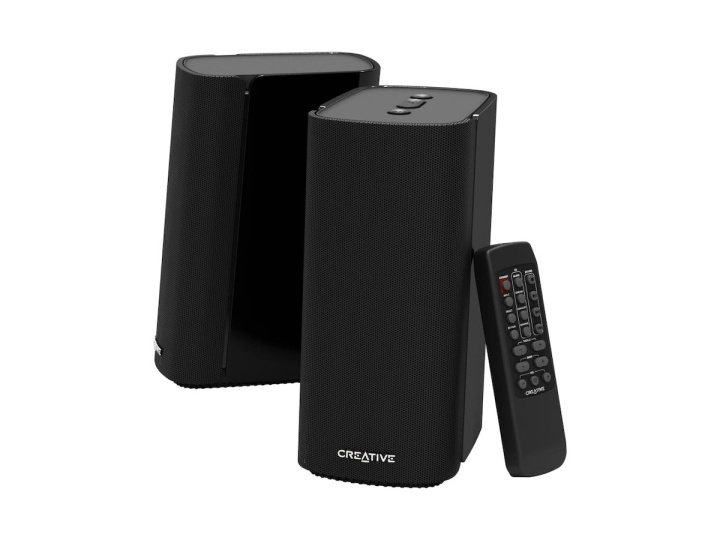 Creative T100 Draadloze 2.0-luidsprekers, zwart in de groep HOME ELECTRONICS / Audio & Beeld / Luidsprekers & accessoires / Bluetooth-luidsprekers / Draagbare luidsprekers bij TP E-commerce Nordic AB (D13789)