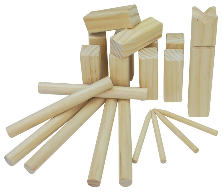 Happy Summer Kubb (303700) in de groep SPEELGOED, KINDER- & BABYPRODUCTEN / Buitenspeelgoed / Sport & Spel bij TP E-commerce Nordic AB (D13798)