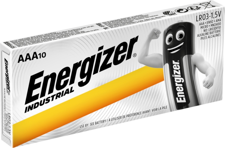 Energizer Industrieel AAA 10-pak in de groep HOME ELECTRONICS / Batterijen & Opladers / Batterijen bij TP E-commerce Nordic AB (D13869)